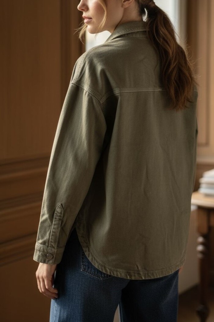 Sobrecamisa Lavada Safari