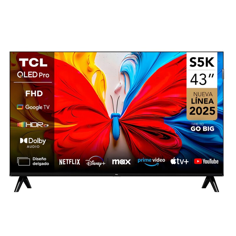 Smart Tv 43 Tcl 43s5 Qled Fhd Google Tv Hdr Dolby Smart Tv 43 Tcl 43s5 Qled Fhd Google Tv Hdr Dolby