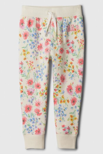 Pantalón Deportivo Logo Gap Toddler Niña Sp Ivory Floral