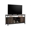 Rack para TV - Sauder - Linea Steel River Nogal