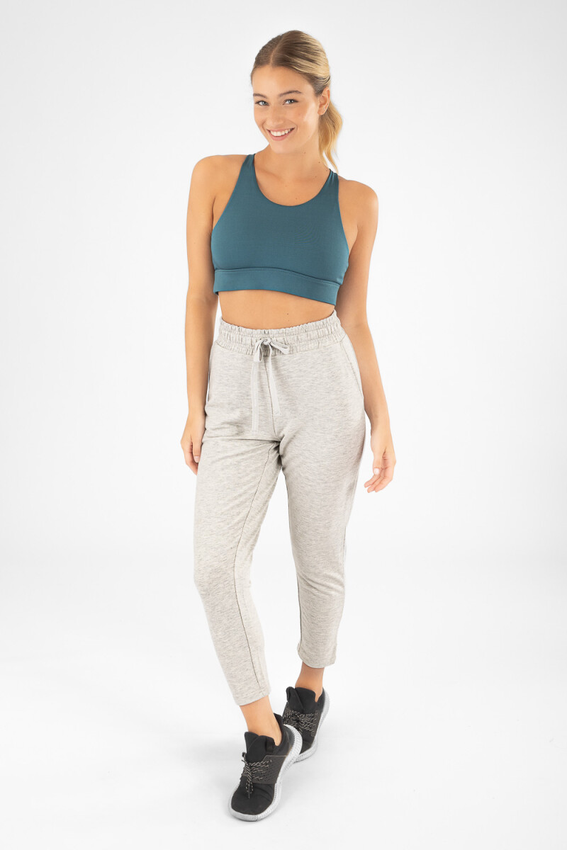 Pantalon athelisure Gris melange