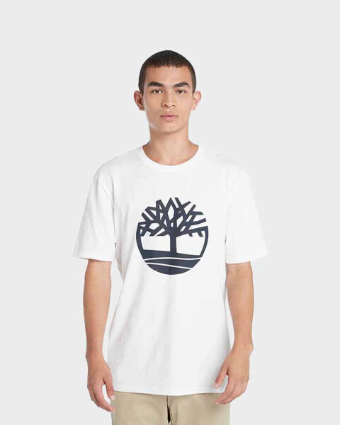 Polo US Tree Logo Short Sleeve Tee Hombre White