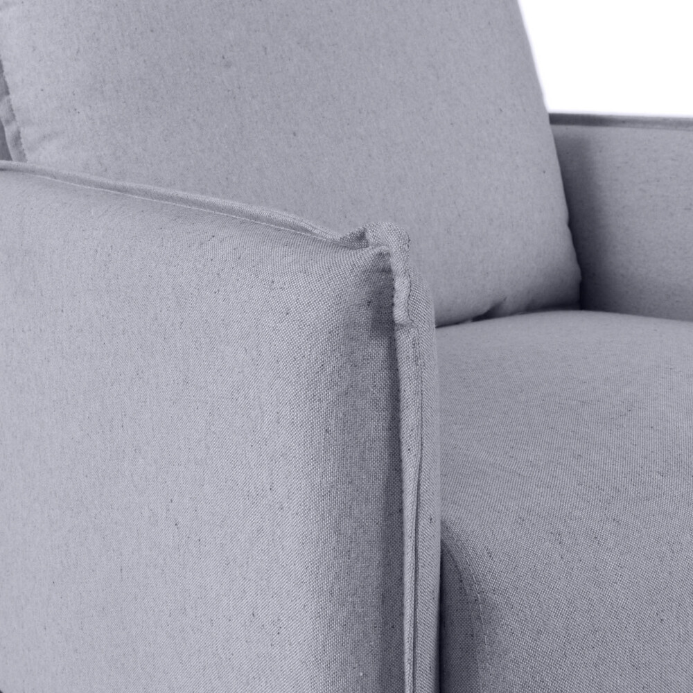 BUTACA TELA GRIS CHARLOTTE