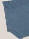 Pantalon Corto De Punto Azul Claro
