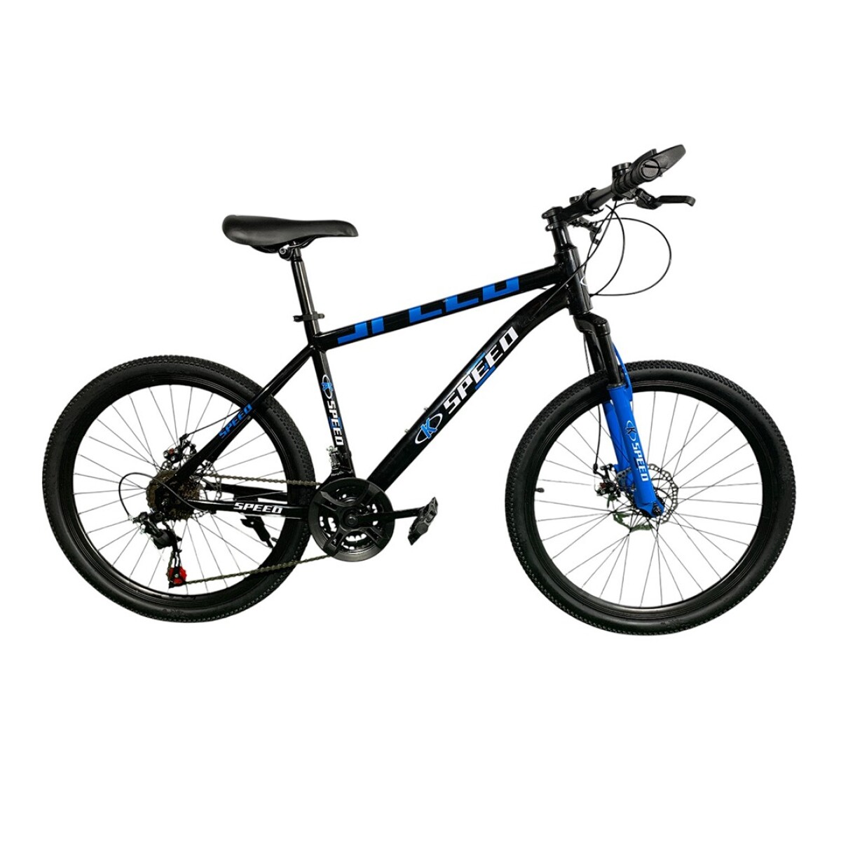 Bicicleta MTB Knex Speed Racing Series Rod. 26 Negra/azul - CELESTE-NEGRO 