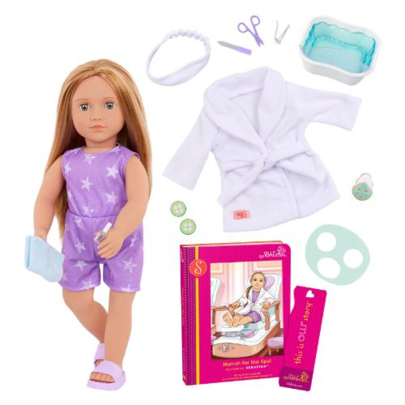 MUÑECA DELUXE ROPA SPA - SERAFINA Muñeca Deluxe Ropa Spa - Serafina