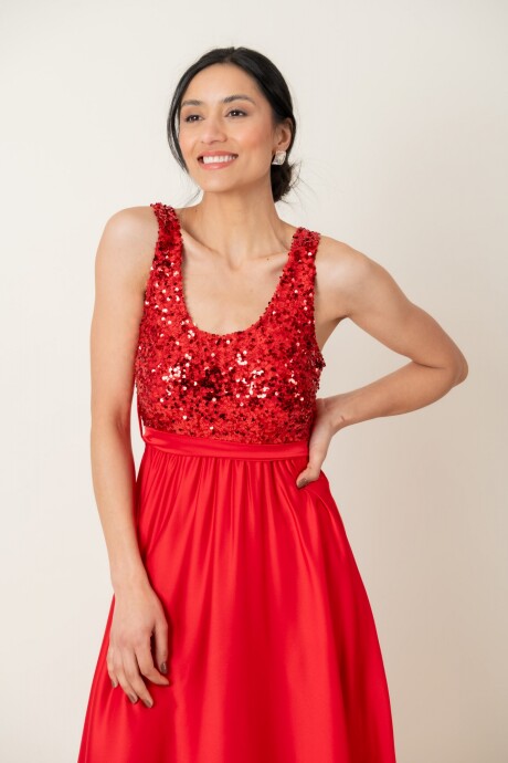 VESTIDO LOTO Rojo