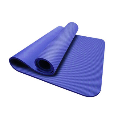 Alfombra de yoga pilates 10mm con funda protectora Randers Azul