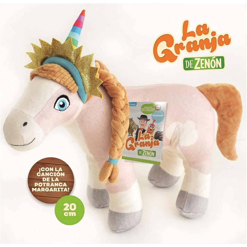 Peluche Potranca Margarita Musical Granja De Zenon 20 Cm Peluche Potranca Margarita Musical Granja De Zenon 20 Cm
