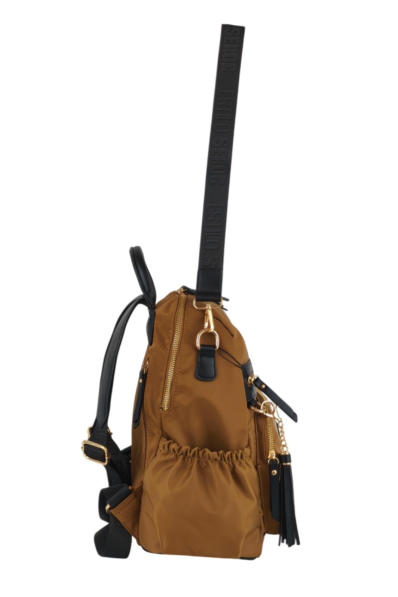 Mochila cartera Tostado