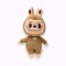 Peluche Labubu Grande Marrón Claro