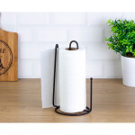 PORTA ROLLO 13x16x27CM CROMADO NEGRO PORTA ROLLO 13x16x27CM CROMADO NEGRO