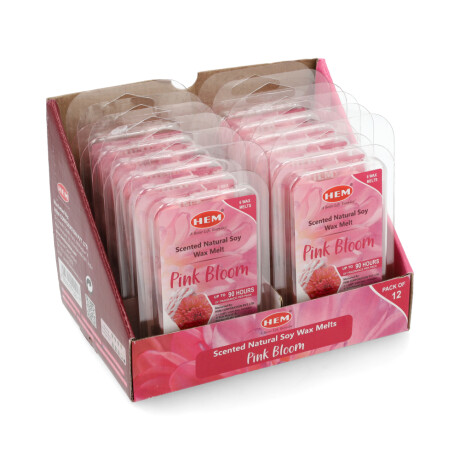 CERA DE SOJA PERFUMADA HEM Flor Rosa