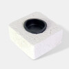 PORTA VELA BLANCO 4X8CM Unica