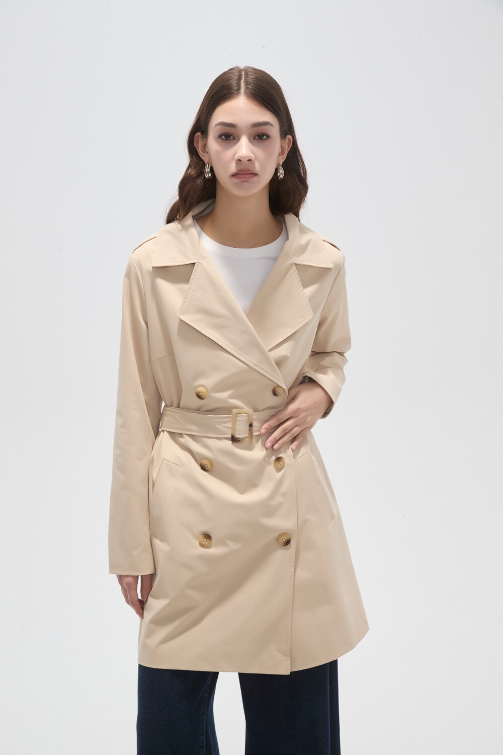 Trinchera Cyra Beige