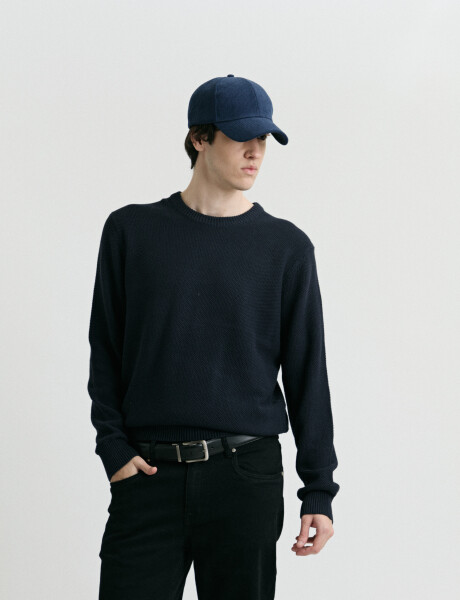 470982 SWEATER HARRY Azul Oscuro