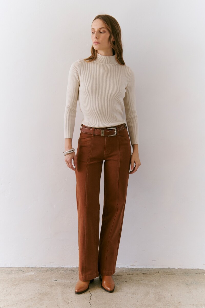 PANTALON VERTICAL CARAMELO