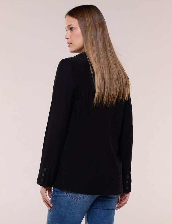 Blazer Clasico Botones NEGRO