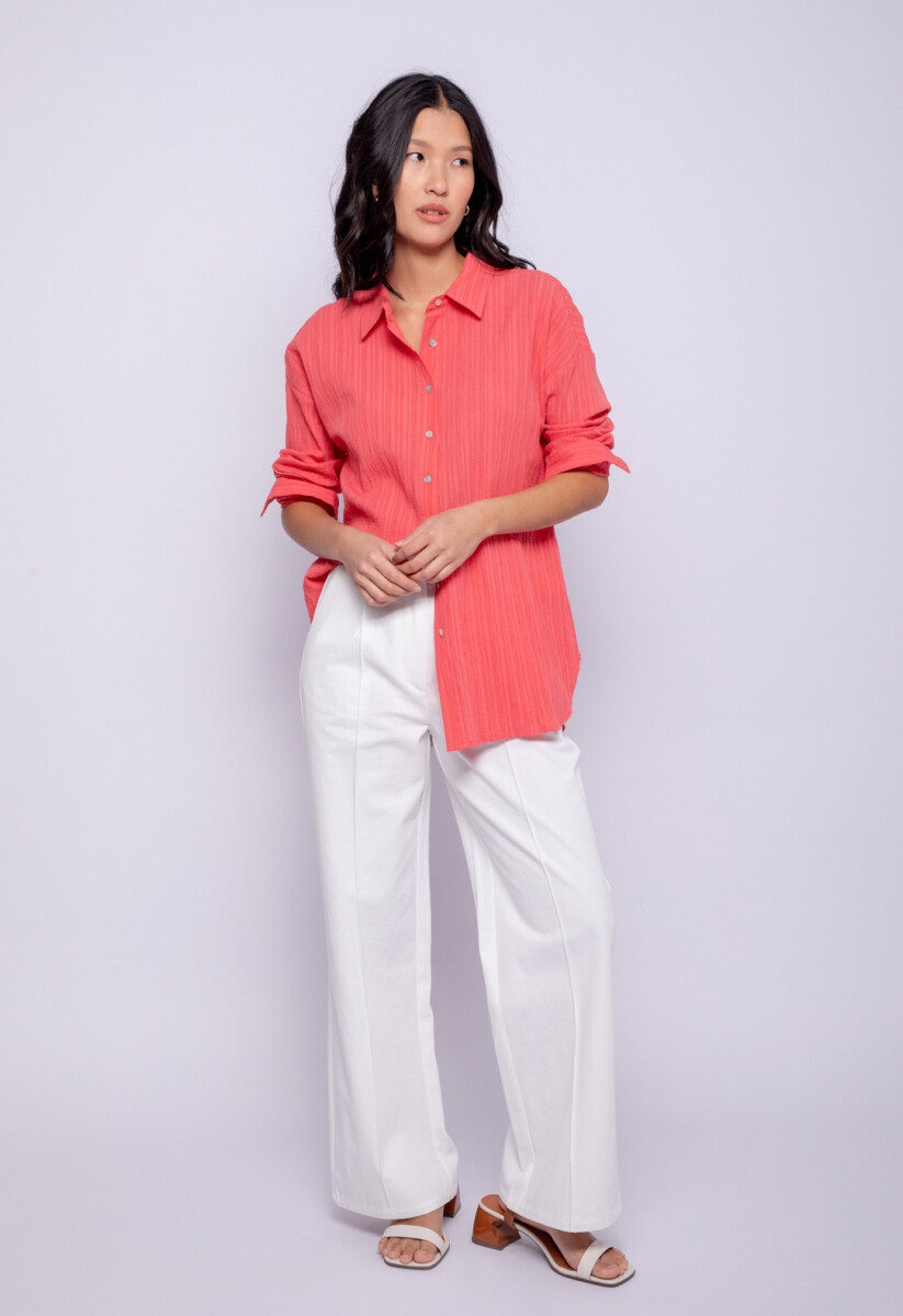 CAMISA LESLIE - Coral 