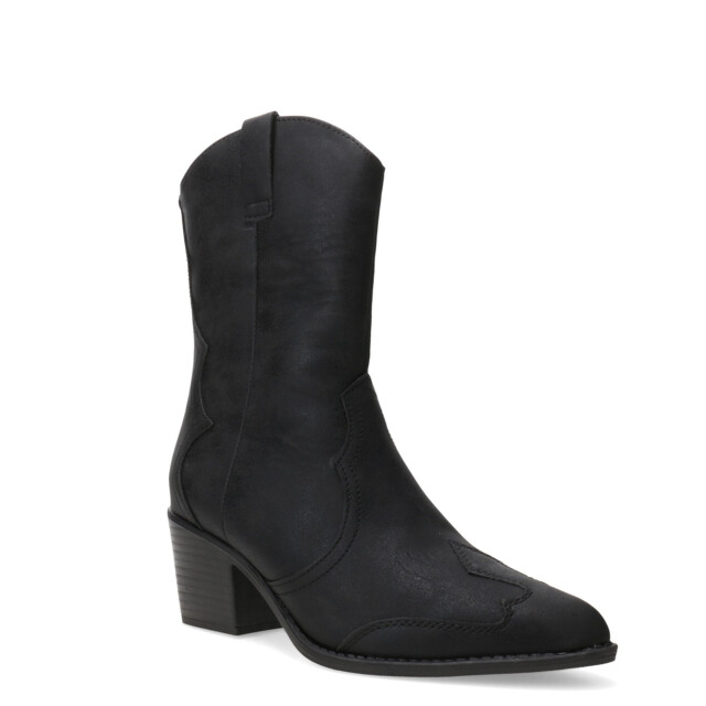 Botas de Mujer Miss Carol LITER tejana media Negro
