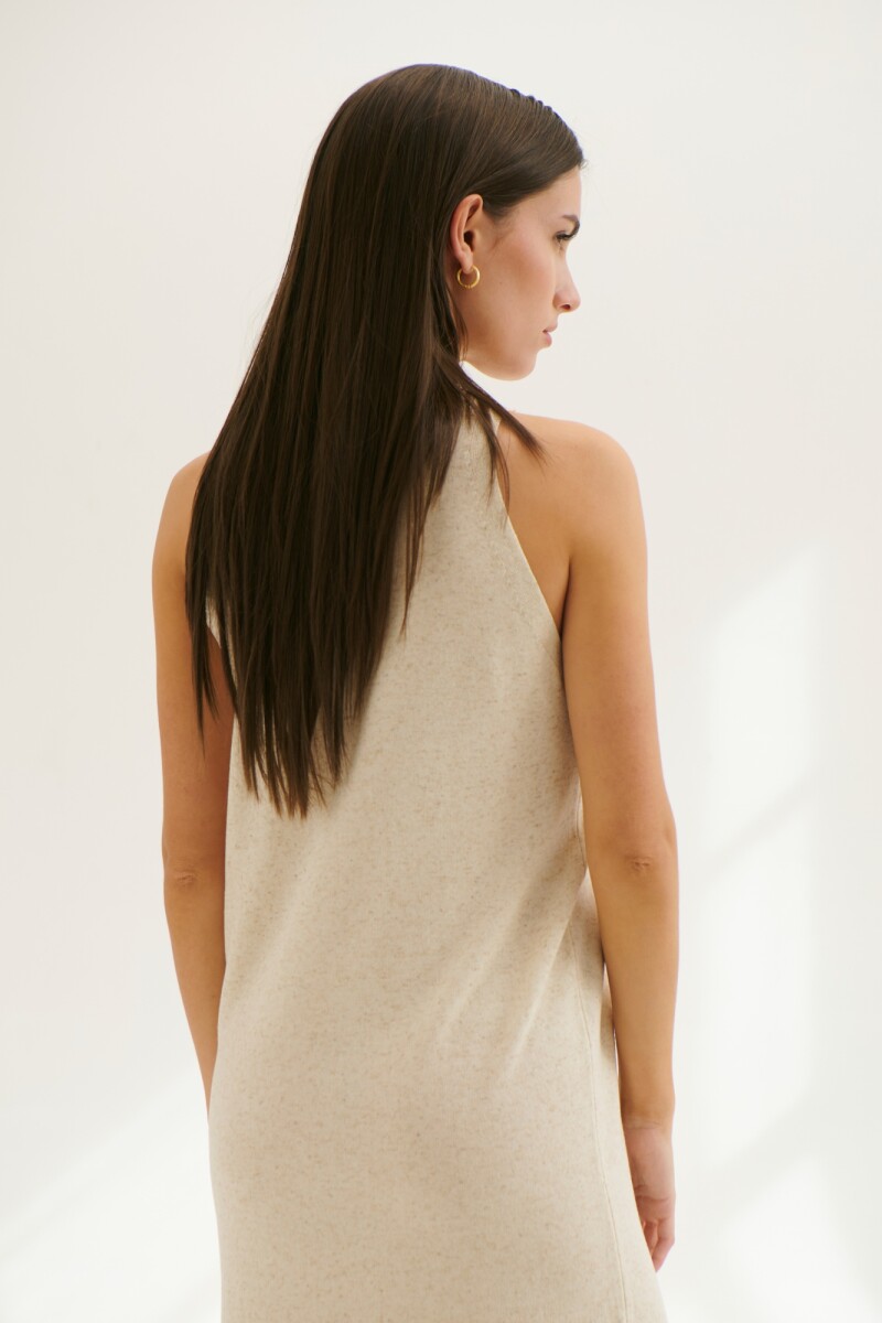 VESTIDO TEJIDO TANIA NATURAL