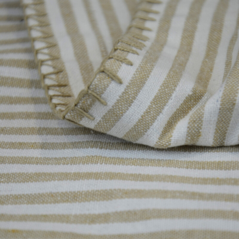 Individual algodón 35cm x45cm RAYAS BEIGE