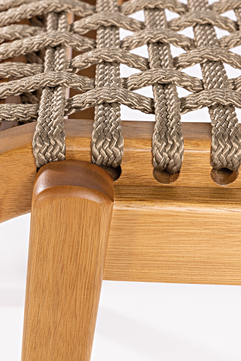 TRACO SILLA SILLA TRACO CUERDA RAMI 56x62x85CM JATOBA