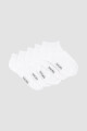 Pack x5 medias ciclistas infantiles Blanco
