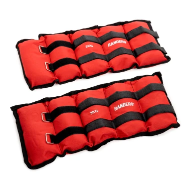 Par De Tobilleras / Muñequeras 3KG - Randers Par De Tobilleras / Muñequeras 3KG - Randers