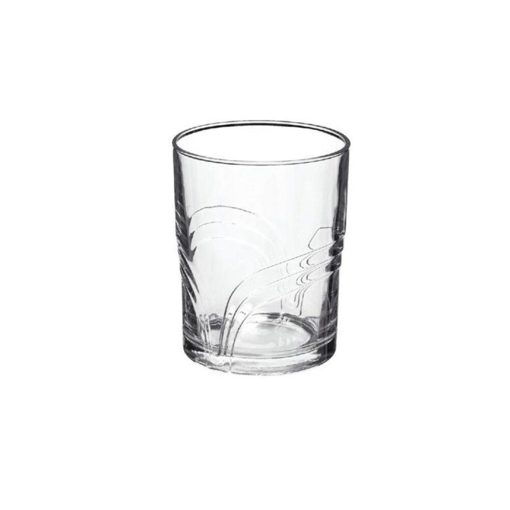 Set de 6 Vasos de Vidrio para Agua Arco 280 ml GE SET 6 VASOS AGUA ARCO 28 CL