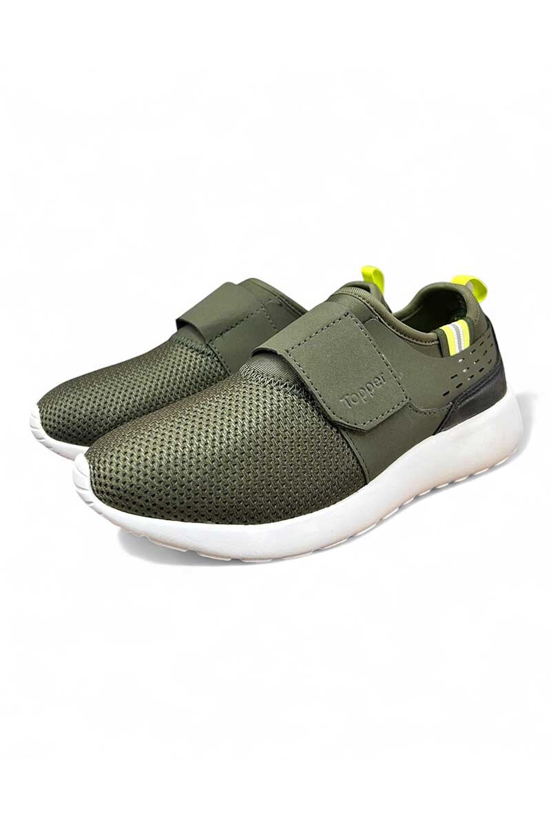 CALZADO DEPORTIVO VELCRO TOPPER SUR Verde-seco