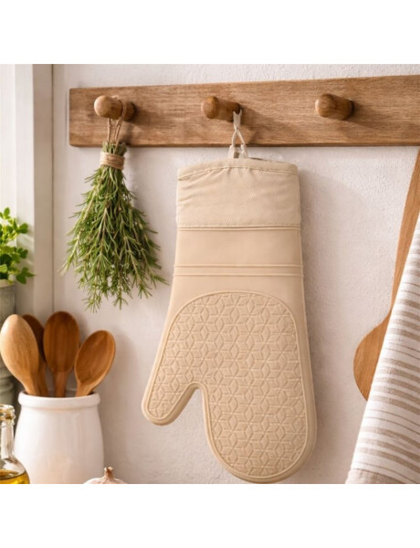 GUANTE SILICONA MANGA CON IMAN BLANCO 33X18.5CM GUANTE SILICONA MANGA CON IMAN BLANCO 33X18.5CM