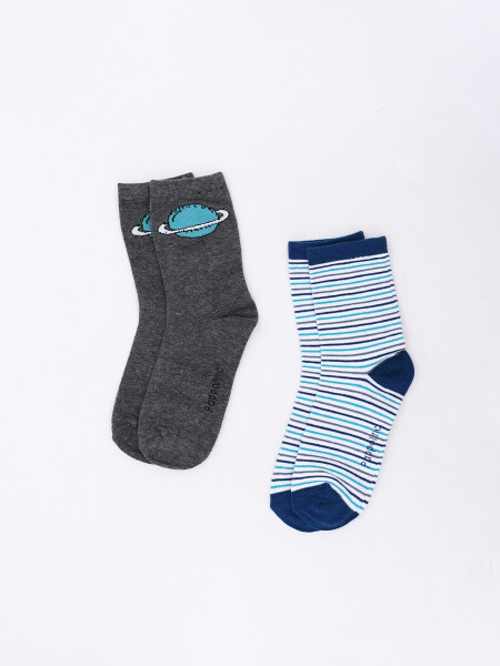 MEDIAS INFANTILES PACK X2 ESTAMPADO 4