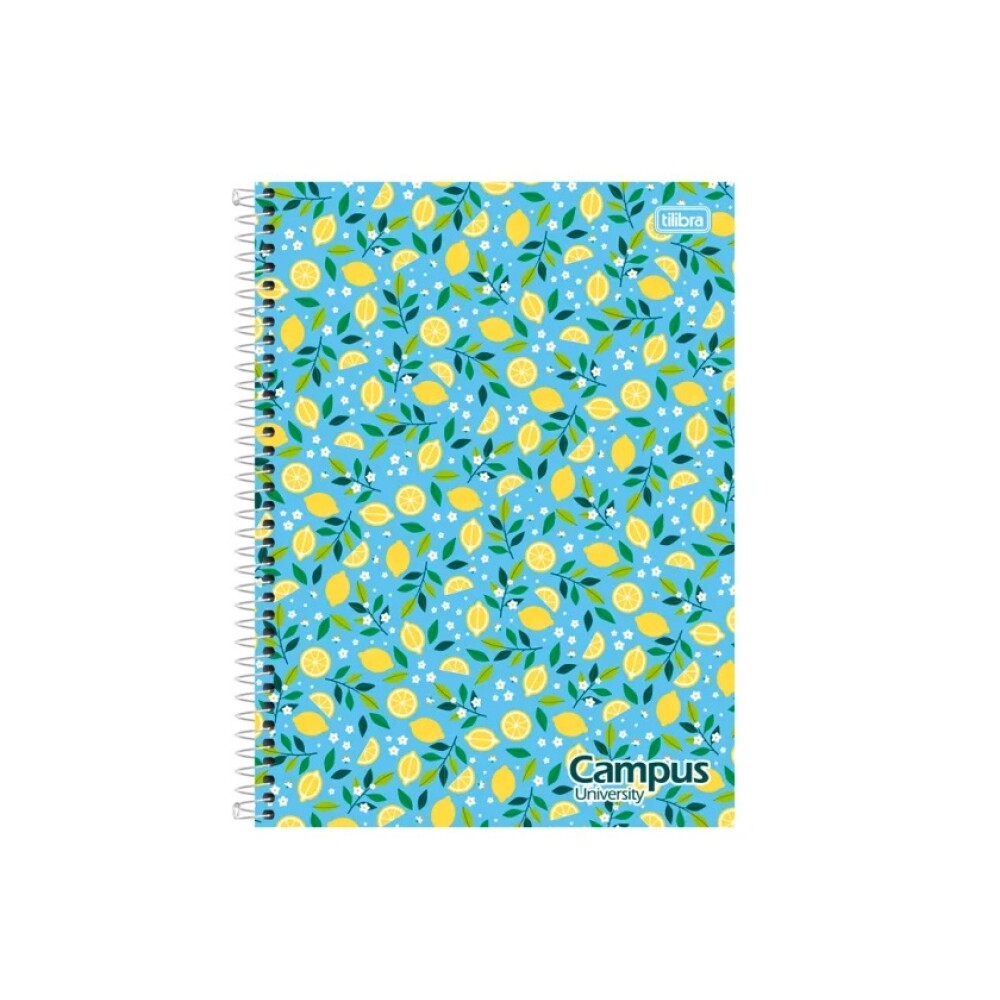 Cuadernola Fashion Tilibra Campus University Td Rayada Con Espiral 200 Hojas #CUADERNOLA FASHION TILIBRA CAMPUS UNIVERSITY TD RAYADA CON ESPIRAL 200 HOJAS