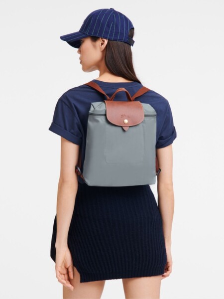 Longchamp - Le Pliage Original M BackPack Gris