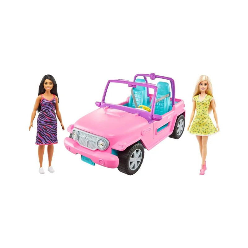 Barbie - Jeep Con 2 Muñecas Barbie - Jeep Con 2 Muñecas