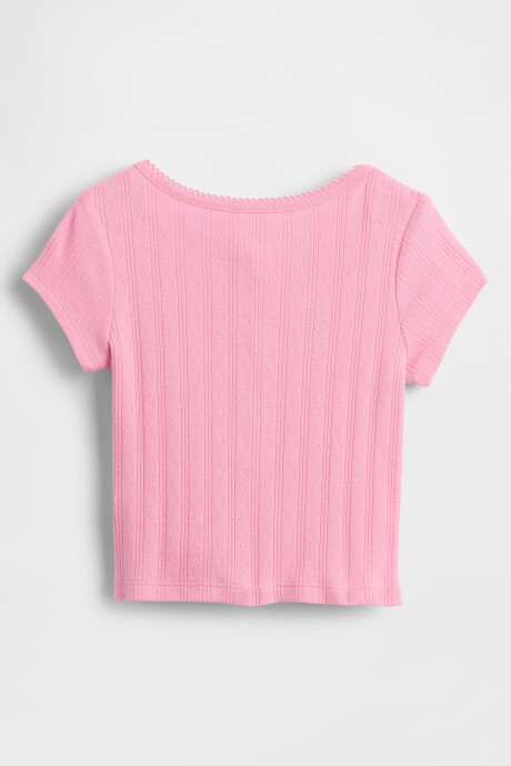Remera Pointelle Toddler Niña May Pink