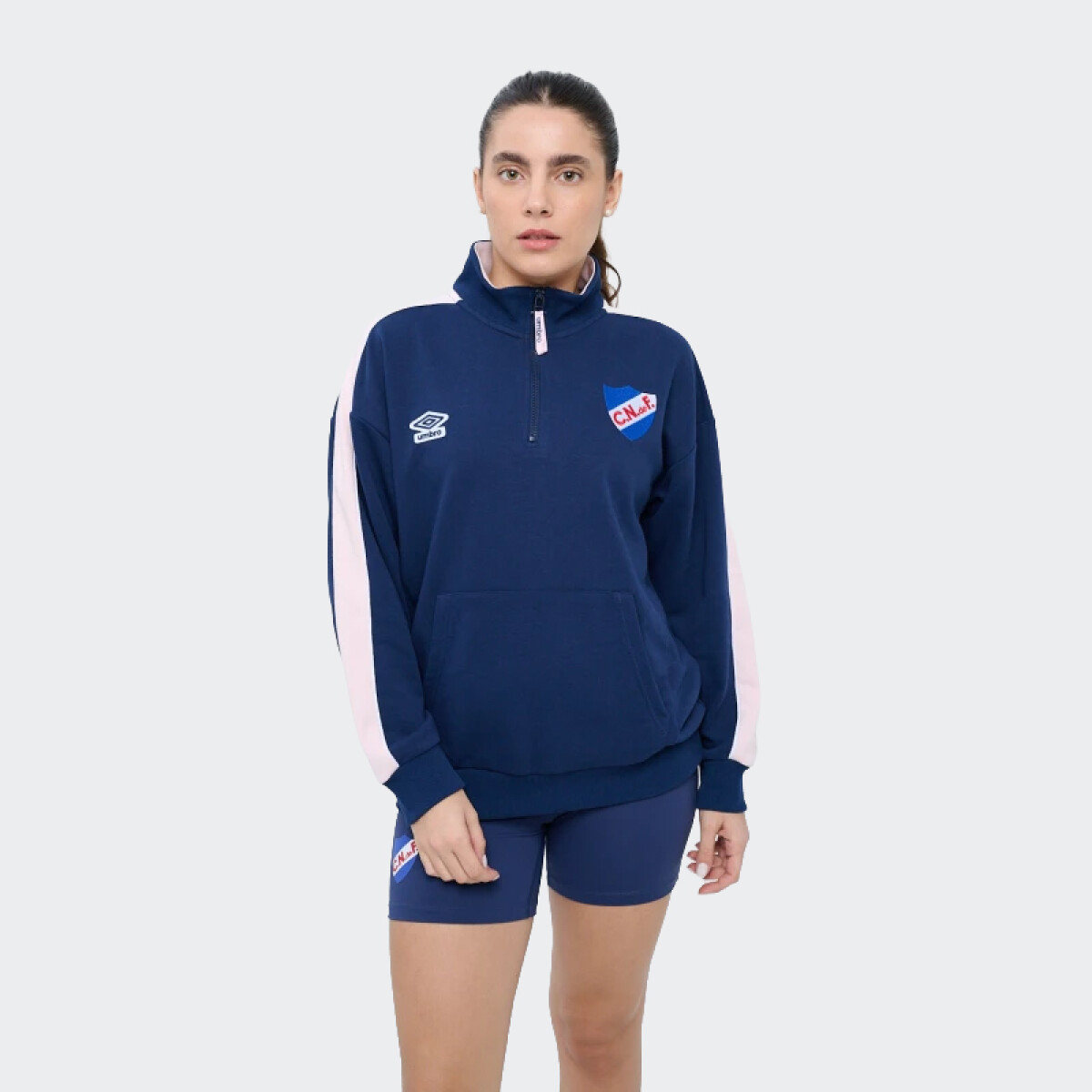Buzo Umbro Medio Cierre Iris Nacional - Azul 