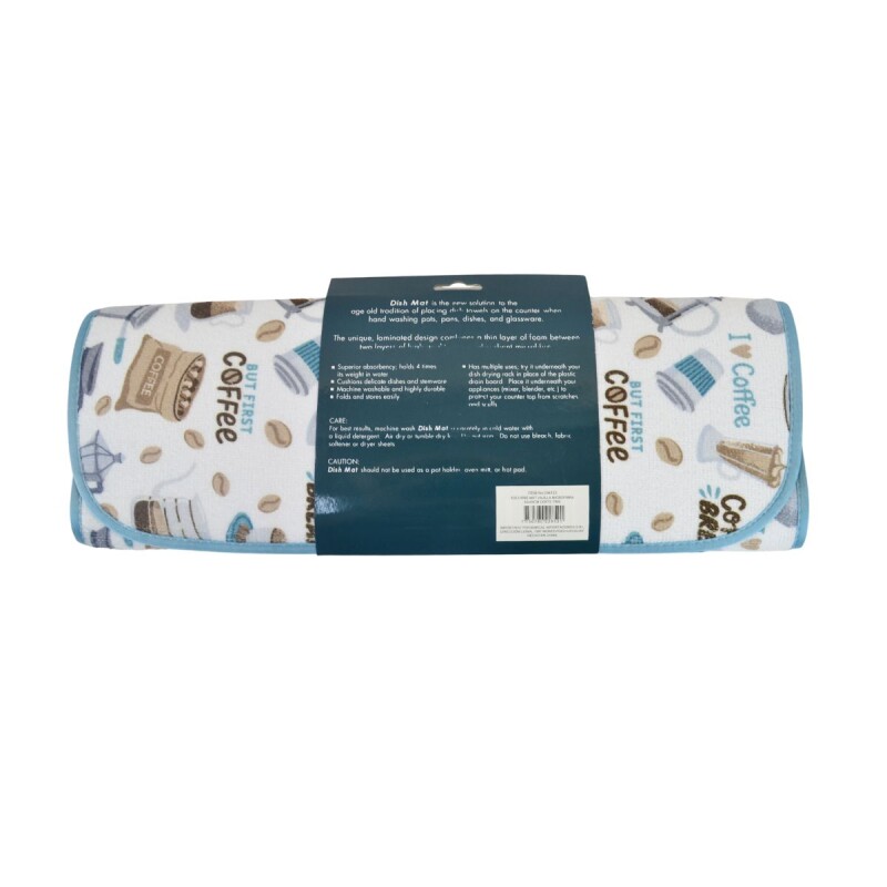 Escurridor de vajilla en microfibra 40x45 cm COFFEE