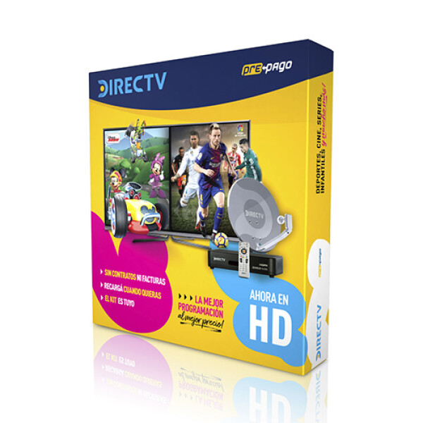 KIT DIREC TV- PREPAGO ** antena Sin color