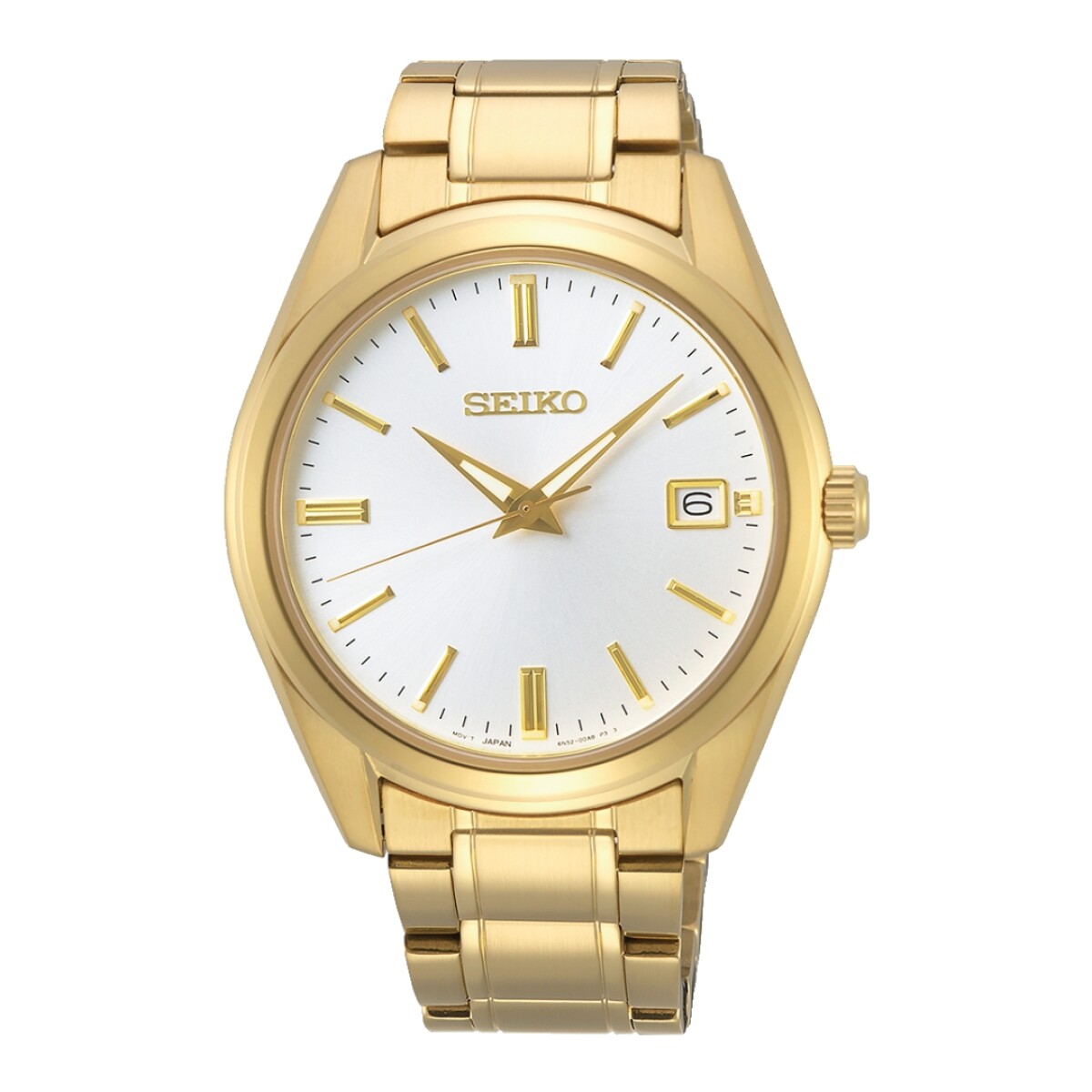 Reloj Seiko SUR314P1 para hombre con correa de acero dorada - Dorado 