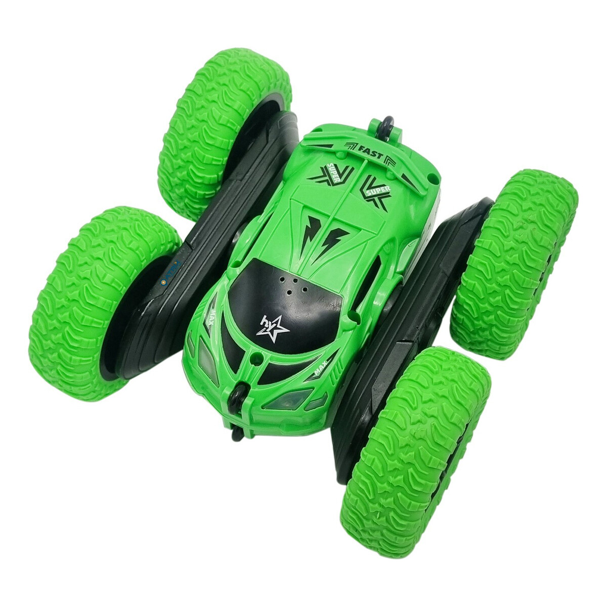 Auto Acrobático 360 Control Remoto Transformer Todo Terreno - Variante Color Verde 