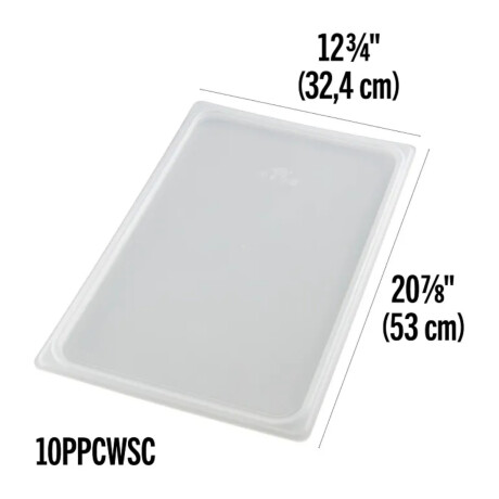 Tapa para Cuba Policarbonato GN 1/1 Tapa para Cuba Policarbonato GN 1/1