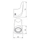 PERCHA EPUYEN METAL LINEA EPUYEN COLOR CROMO ACABADO BRILLO CROMO