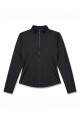 Campera Dama elastizada con dedal Negro