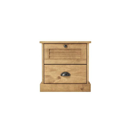 Mesa de Luz 2 Cajones Li­nea Valenciana Natural