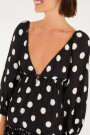 VESTIDO LUNARES Negro
