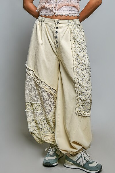 PANTALON PARCHES Natural
