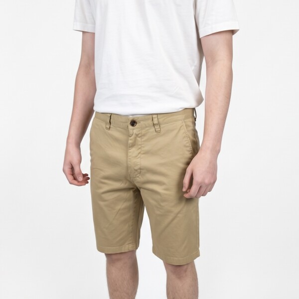 Bermuda Flat Algodón V27 Beige