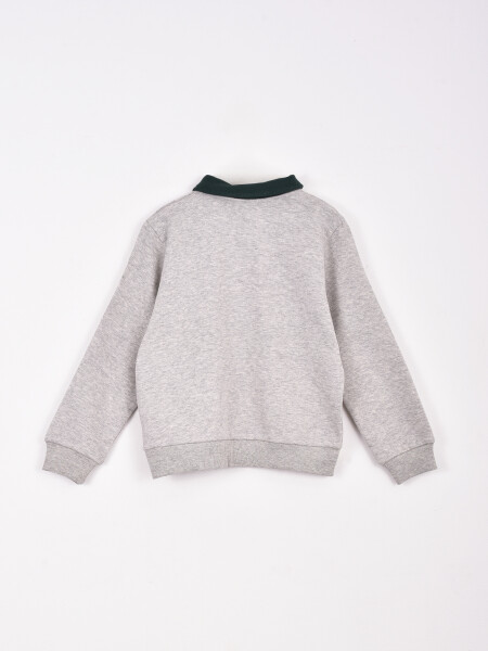 BUZO LUAR GRIS MELANGE M